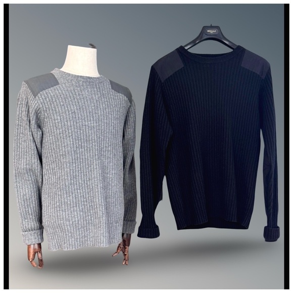 L.L. Bean Men’s Commando Crewneck Sweater. Gray. Large. NEW - Picture 16 of 16